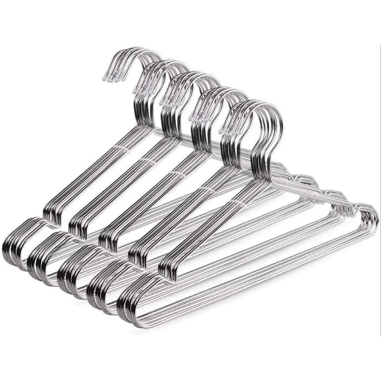 Rebrilliant Wire Hangers 50 Pack Coat Hangers Strong Heavy Duty